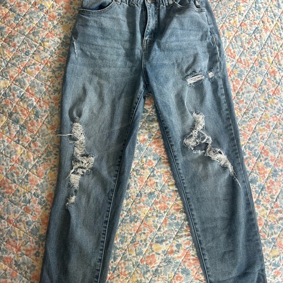 Rewind Light Blue Denim Pants - Picture 1 of 5